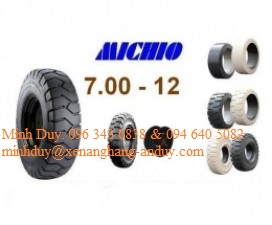 Lốp đặc xe nâng Michio 700-12